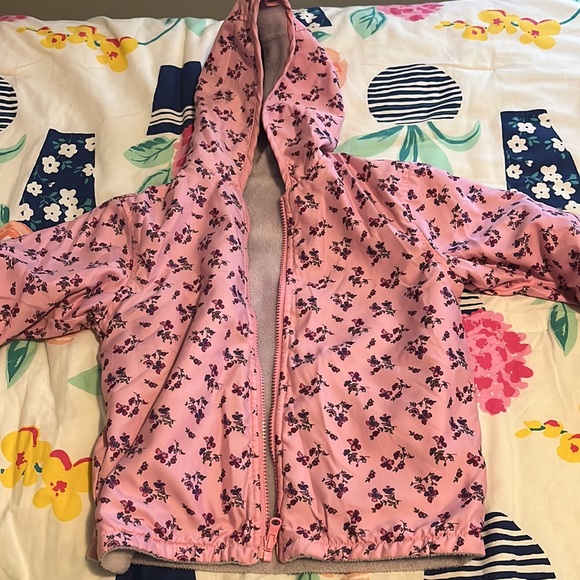 Pink (floral), Purple reversible jacket - Picture 4 of 5